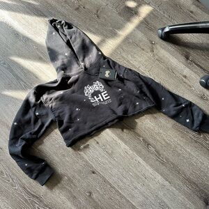 Darc Sports crop Hoodie